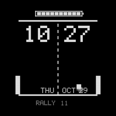 Pong watch face