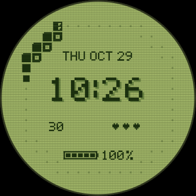 Snake watch face