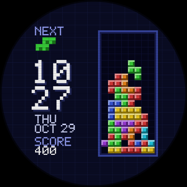 Tetris watch face